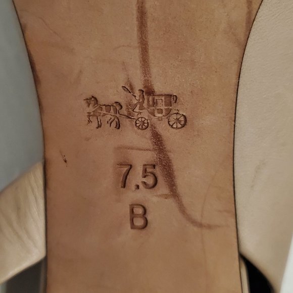 COACH Open Toe Strappy Heels - Size 7.5 - Picture 10 of 10